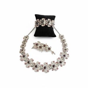 💎✨ Danbury Mint Necklace, Bracelet & Brooch Set – $150 ✨💎